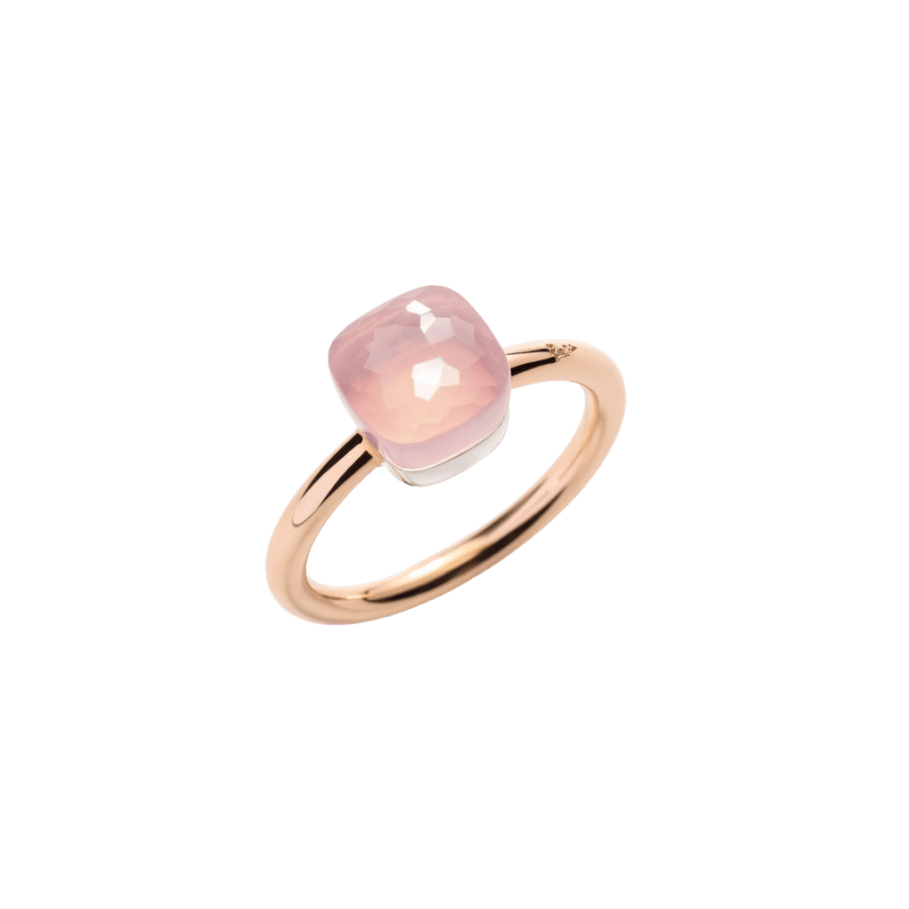 Pomellato Nudo Petit ring roodgoud met kwarts - PAB4030 O6000 000QR - #1 Pomellato Nudo Petit ring roodgoud met kwarts - PAB4030 O6000 000QR - #1