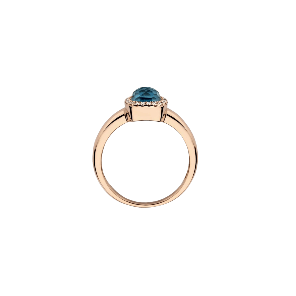 Tirisi Jewelry Milano Sweeties ring roodgoud met diamant - TR9624SBHP - #2 Tirisi Jewelry Milano Sweeties ring roodgoud met diamant - TR9624SBHP - #2