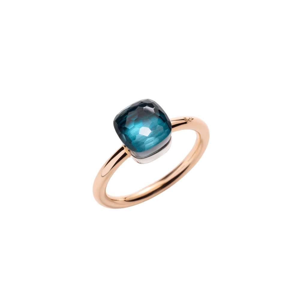 Pomellato Nudo Petit ring roodgoud met london topaas - PAB4030 O6000 000TL - #1 Pomellato Nudo Petit ring roodgoud met london topaas - PAB4030 O6000 000TL - #1