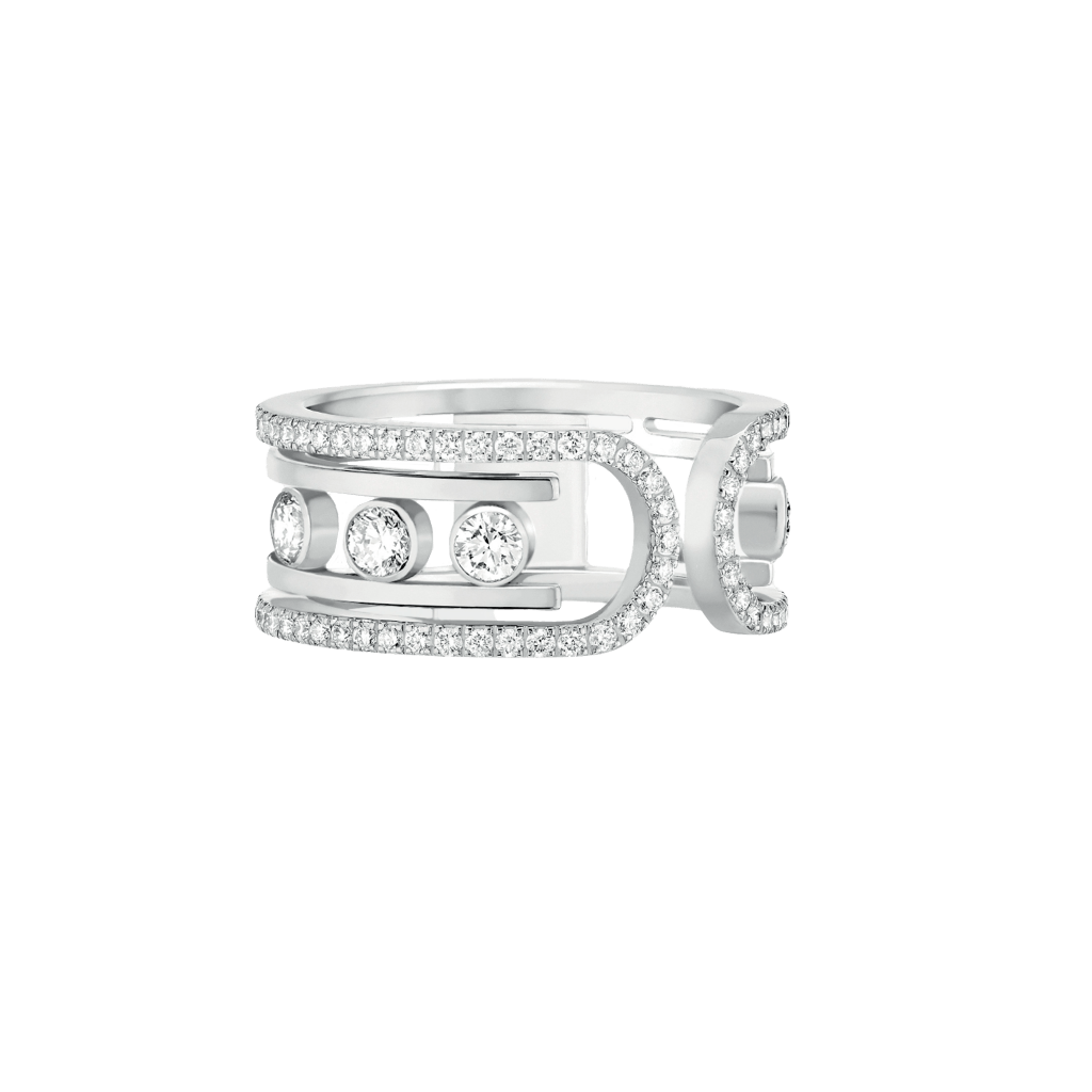 Messika Move 10th ring witgoud met diamant - 11955-WG - #1 Messika Move 10th ring witgoud met diamant - 11955-WG - #1