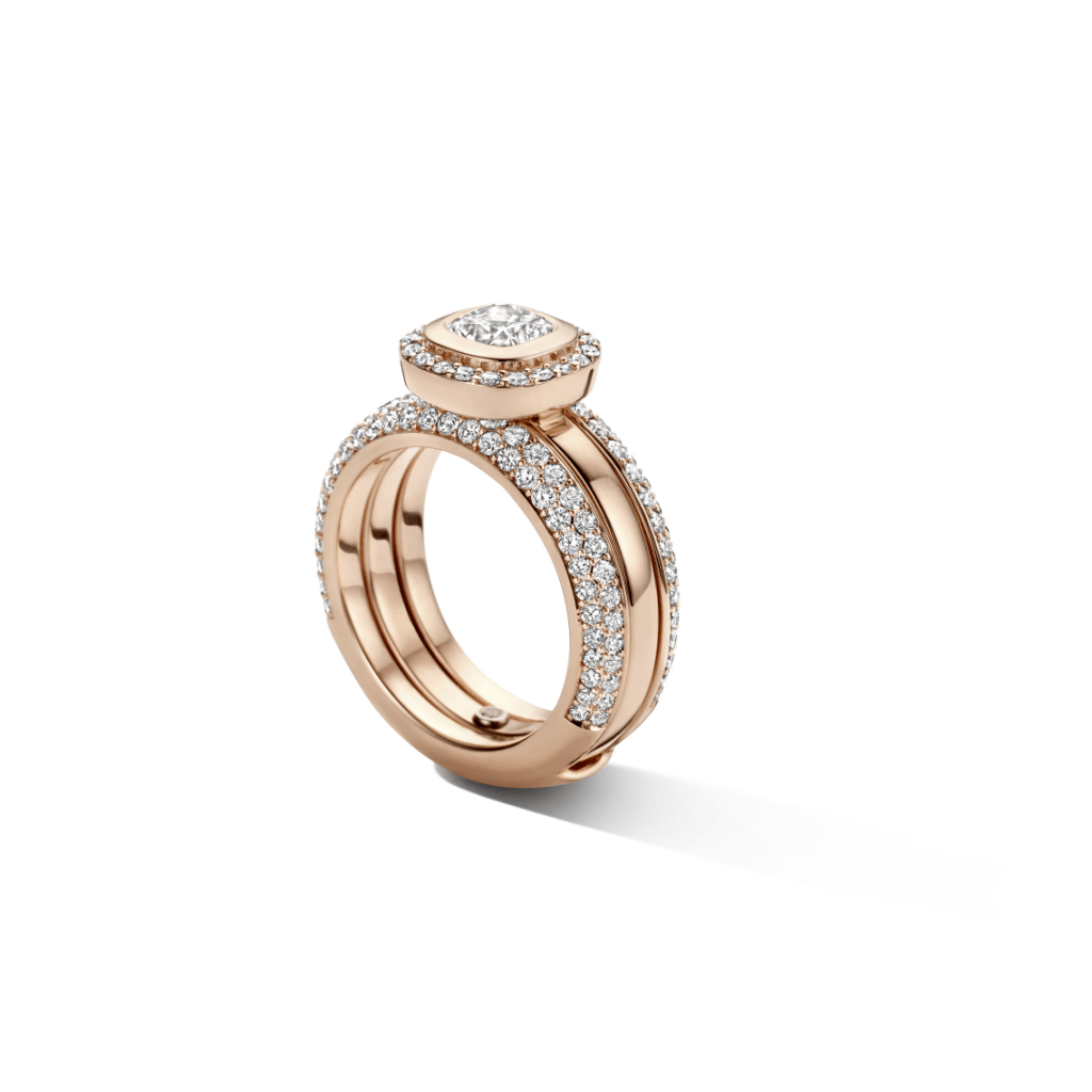 Schaap en Citroen Diamonds ring roodgoud met diamant - #8 Schaap en Citroen Diamonds ring roodgoud met diamant - #8