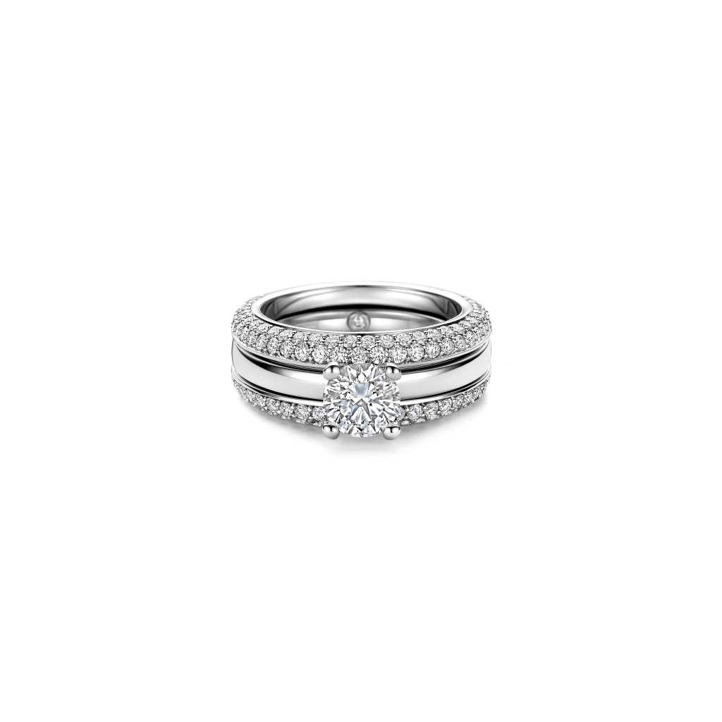 Schaap en Citroen Diamonds ring witgoud met diamant - #17 Schaap en Citroen Diamonds ring witgoud met diamant - #17