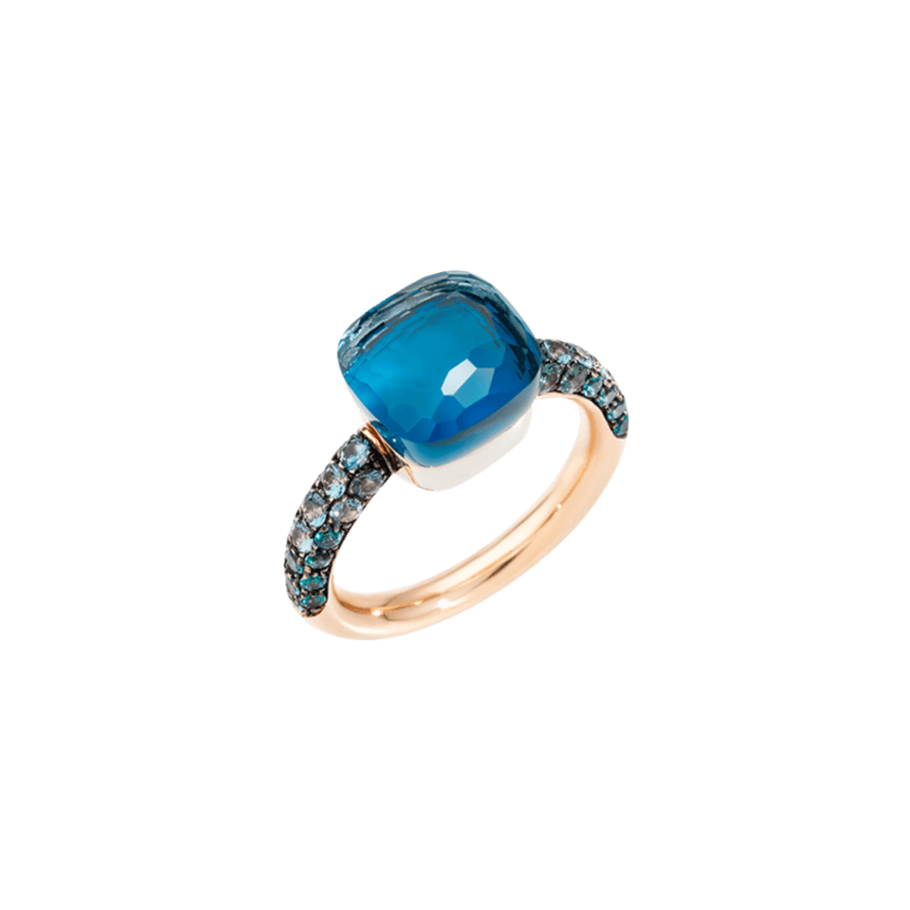 Pomellato Nudo Deep Blue ring roodgoud met london topaas - PAB9040 O6000 TTBTL - #1 Pomellato Nudo Deep Blue ring roodgoud met london topaas - PAB9040 O6000 TTBTL - #1