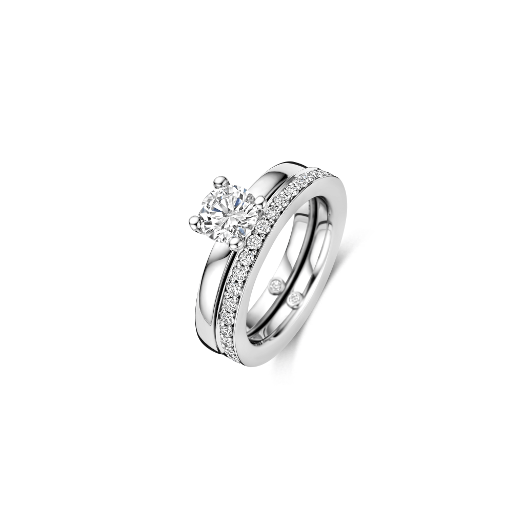 Schaap en Citroen Diamonds ring witgoud met diamant - #12 Schaap en Citroen Diamonds ring witgoud met diamant - #12