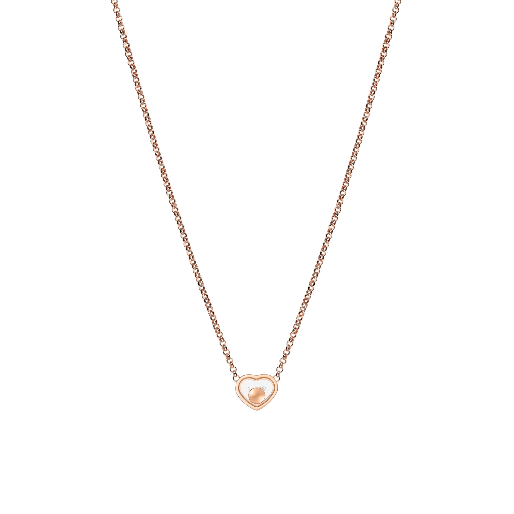 Chopard Happy Diamonds Happy Hearts collier roodgoud met diamant - 81A086-5001 - #4 Chopard Happy Diamonds Happy Hearts collier roodgoud met diamant - 81A086-5001 - #4