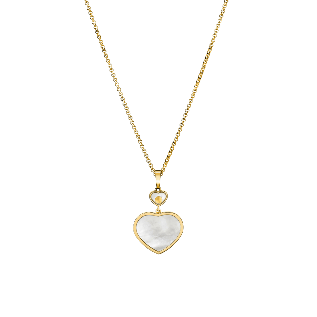 Chopard Happy Diamonds Happy Hearts collier geelgoud met diamant - 797482-0301 - #3