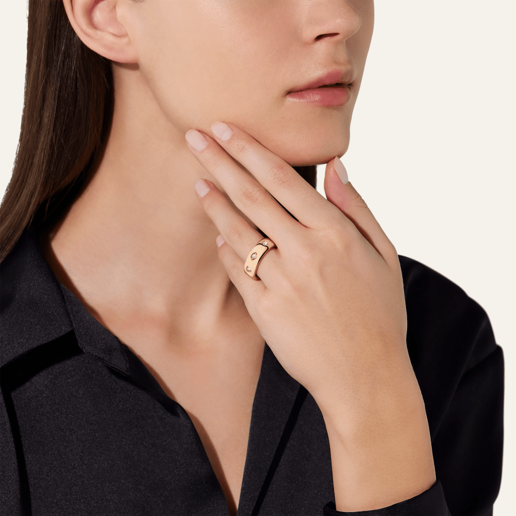 Pomellato Iconica ring roodgoud met diamant - PAC4006 O7000 DB000 - #4 Pomellato Iconica ring roodgoud met diamant - PAC4006 O7000 DB000 - #4