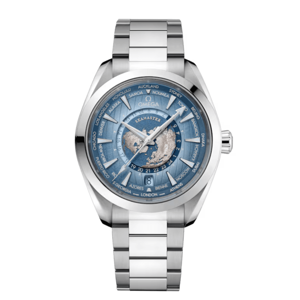 OMEGA Seamaster Aqua Terra 150m GMT Worldtimer 43mm - 220.10.43.22.03.002 - #1 OMEGA Seamaster Aqua Terra 150m GMT Worldtimer 43mm - 220.10.43.22.03.002 - #1