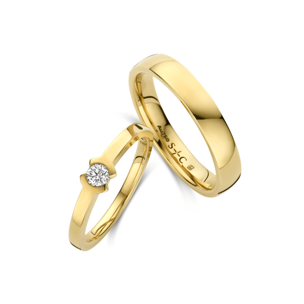 Trouwring Classic Love Collection geelgoud - 241699 - #3 Trouwring Classic Love Collection geelgoud - 241699 - #3