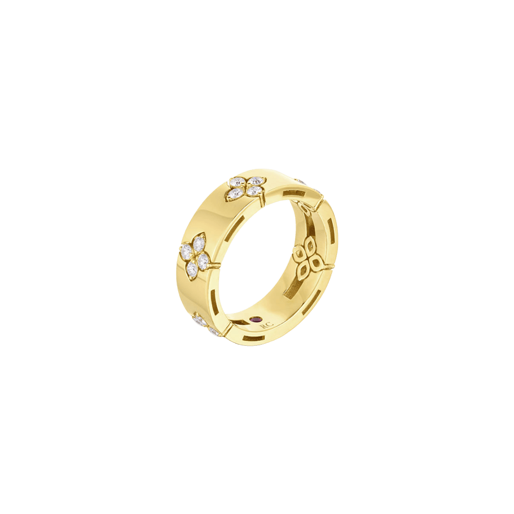 Roberto Coin Love In Verona ring geelgoud met diamant - ADR888RI2011 - #1 Roberto Coin Love In Verona ring geelgoud met diamant - ADR888RI2011 - #1