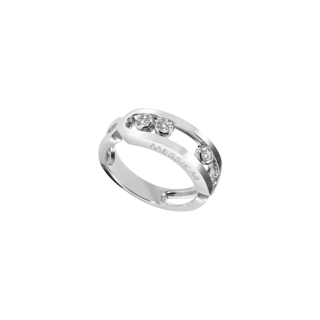 Messika Move Classic ring witgoud met diamant - 3998-WG - #1 Messika Move Classic ring witgoud met diamant - 3998-WG - #1
