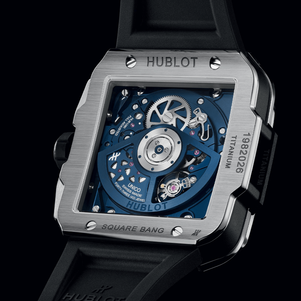 Hublot Square Bang Unico Titanium Blue 42mm - 821.NX.5170.RX - #4 Hublot Square Bang Unico Titanium Blue 42mm - 821.NX.5170.RX - #4