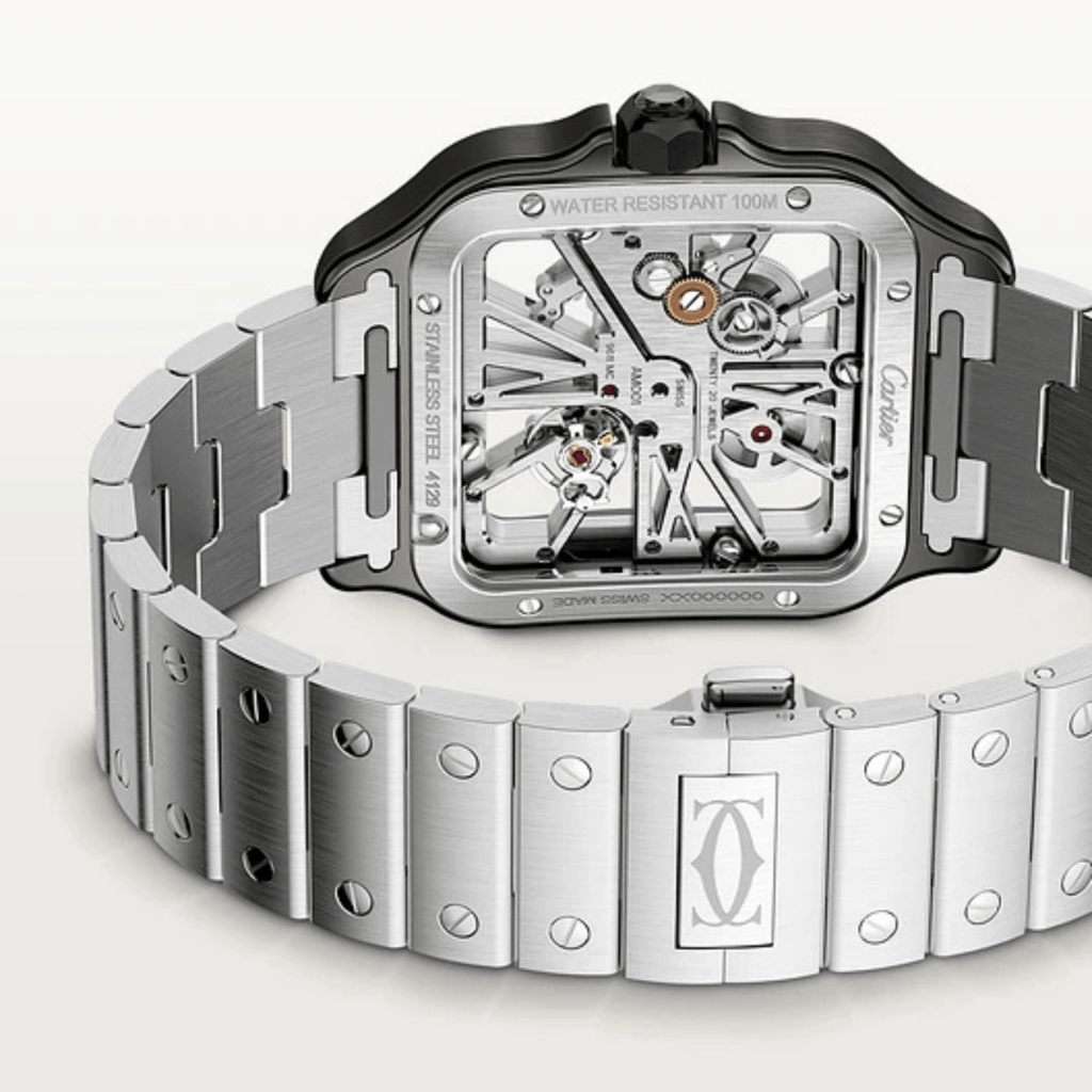 Cartier Santos De Cartier Skeleton - WHSA0027 - #4 Cartier Santos De Cartier Skeleton - WHSA0027 - #4