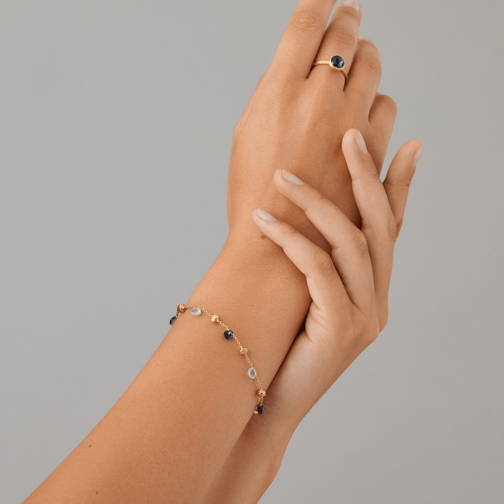 Marco Bicego Paradise armband geelgoud met diversen kleurstenen - BB765-MIX240 - #4 Marco Bicego Paradise armband geelgoud met diversen kleurstenen - BB765-MIX240 - #4
