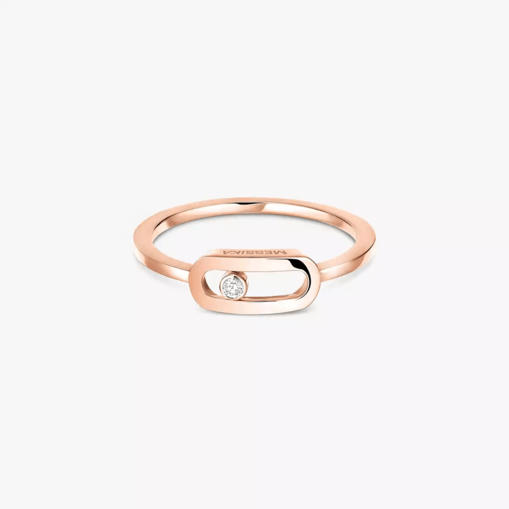 Messika Move Uno ring roodgoud met diamant - 10055-PG - #3 Messika Move Uno ring roodgoud met diamant - 10055-PG - #3