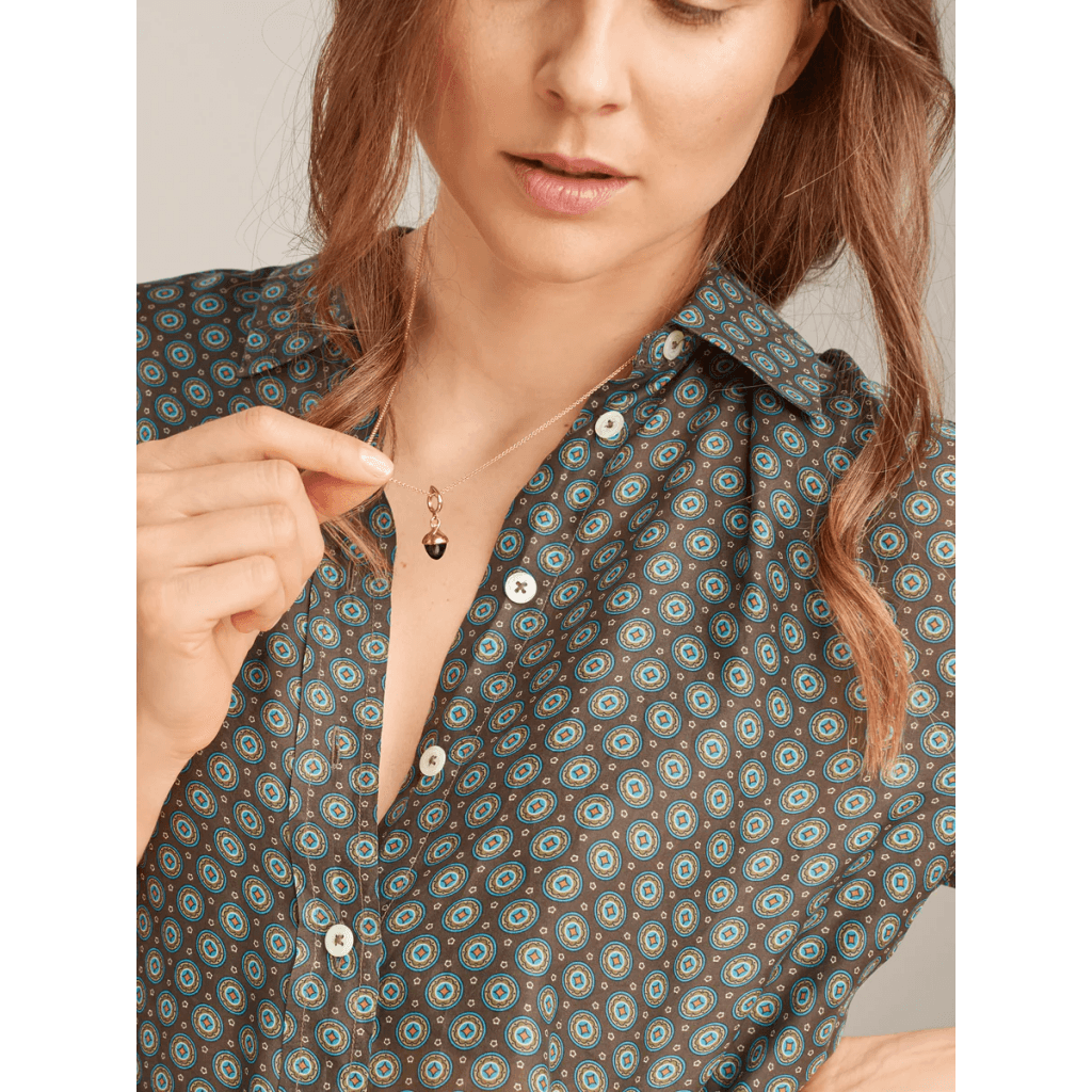 Tamara Comolli Mikado Flamenco hanger roodgoud met kwarts - P-MFL-SmQu-rg - #2 Tamara Comolli Mikado Flamenco hanger roodgoud met kwarts - P-MFL-SmQu-rg - #2