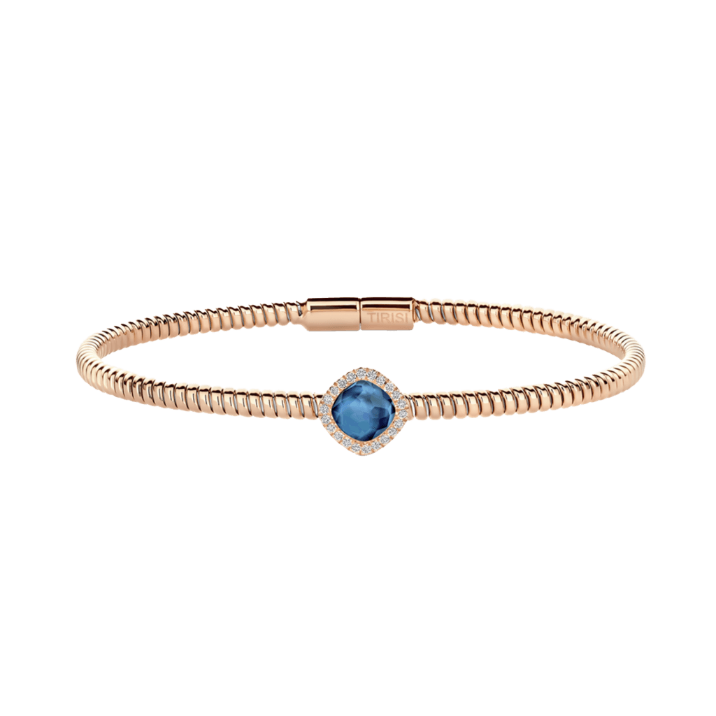 Tirisi Jewelry Milano Sweeties armband roodgoud met diamant - TB2208LBTP - #2 Tirisi Jewelry Milano Sweeties armband roodgoud met diamant - TB2208LBTP - #2