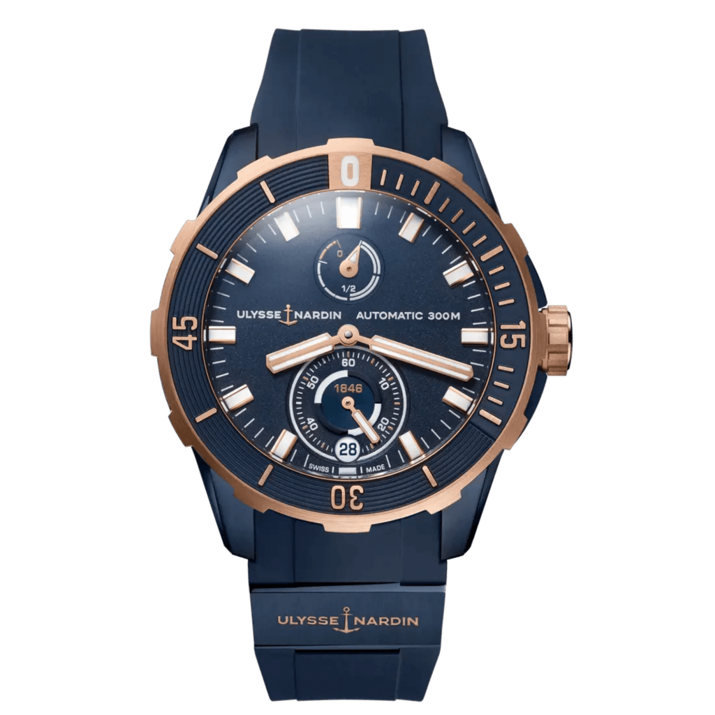 Ulysse Nardin Diver Chronometer 44mm - 1185-170-3/BLUE - #1 Ulysse Nardin Diver Chronometer 44mm - 1185-170-3/BLUE - #1