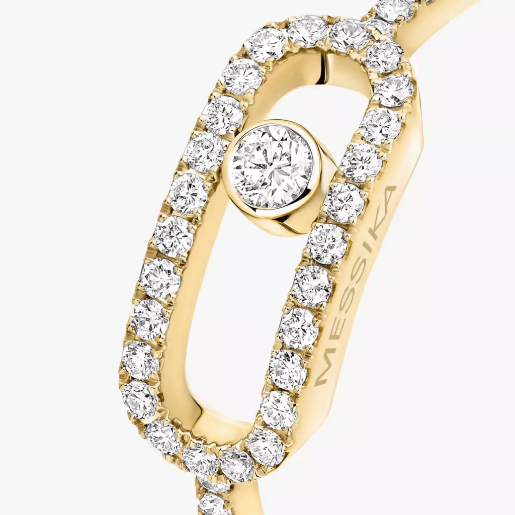 Messika Move Uno ring geelgoud met diamant - 12113-YG - #4 Messika Move Uno ring geelgoud met diamant - 12113-YG - #4
