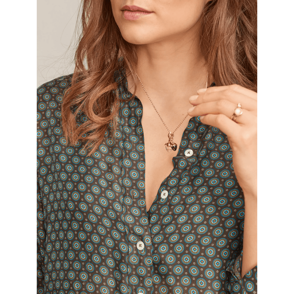 Tamara Comolli Mikado Flamenco hanger roodgoud met kwarts - P-MFL-SmQu-rg - #3 Tamara Comolli Mikado Flamenco hanger roodgoud met kwarts - P-MFL-SmQu-rg - #3