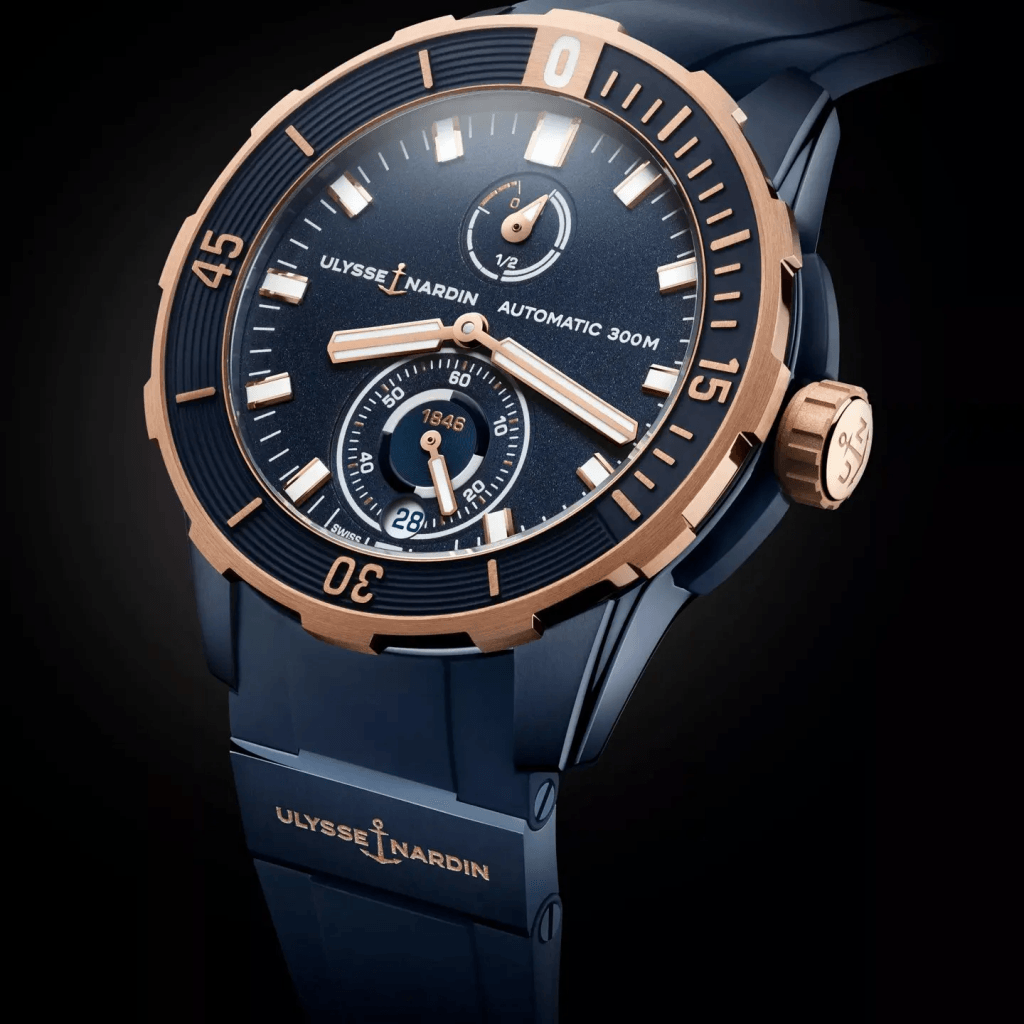 Ulysse Nardin Diver Chronometer 44mm - 1185-170-3/BLUE - #3 Ulysse Nardin Diver Chronometer 44mm - 1185-170-3/BLUE - #3