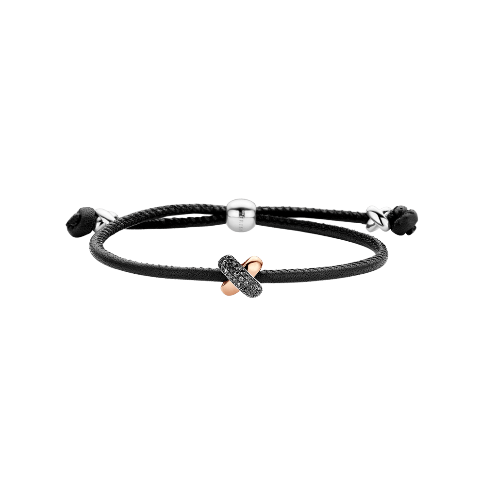 Tirisi Moda Kisses armband geelgoud met markasiet - TM2135BL(2P) - #2 Tirisi Moda Kisses armband geelgoud met markasiet - TM2135BL(2P) - #2