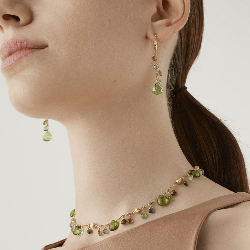 Marco Bicego Paradise oorsieraad geelgoud met diamant - OB1743-MB-TV01 - #2 Marco Bicego Paradise oorsieraad geelgoud met diamant - OB1743-MB-TV01 - #2