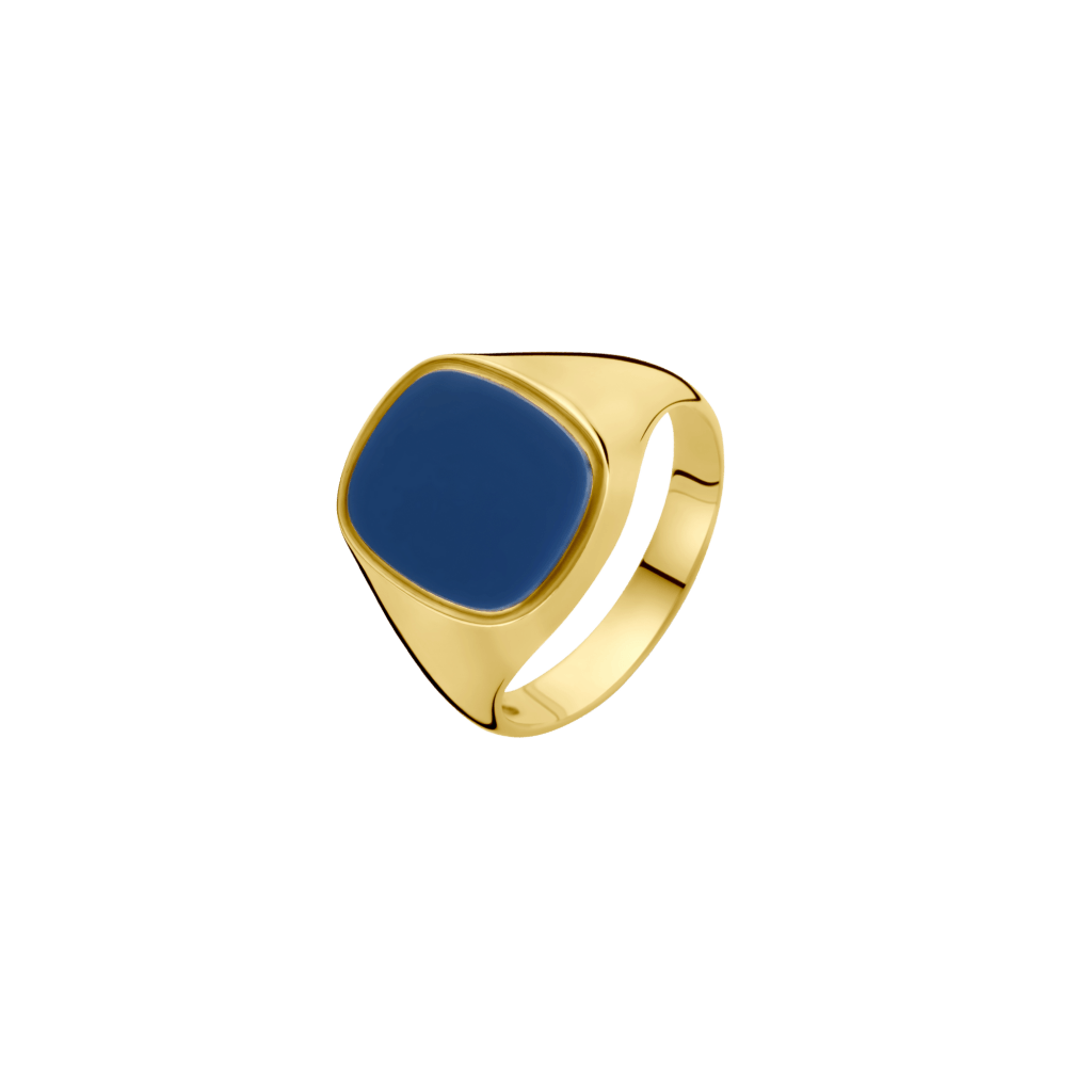 Schaap en Citroen Colours ring geelgoud met lagensteen - #1 Schaap en Citroen Colours ring geelgoud met lagensteen - #1