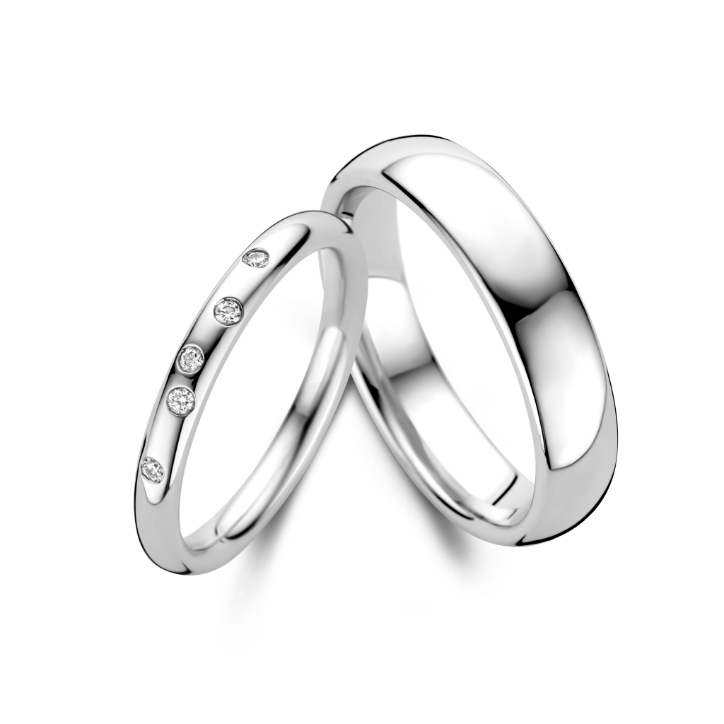 Trouwring Classic Love Collection witgoud - 270540 - #2 Trouwring Classic Love Collection witgoud - 270540 - #2