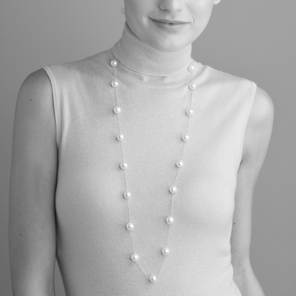 Yana Nesper New Basics collier geelgoud met parel - NB30 - #2