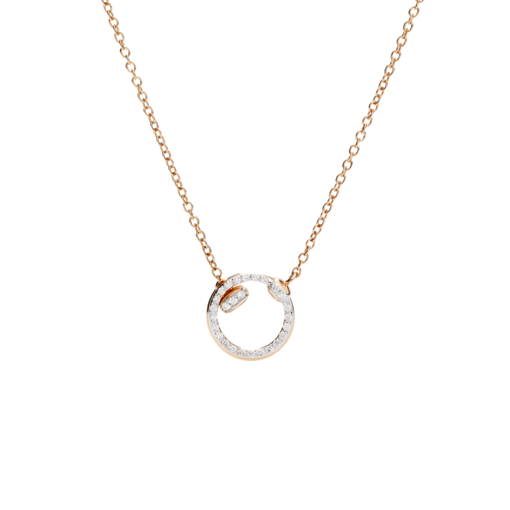 Pomellato Pomellato Together collier roodgoud met diamant - PCC5013 O7WHR DB000 - #1 Pomellato Pomellato Together collier roodgoud met diamant - PCC5013 O7WHR DB000 - #1