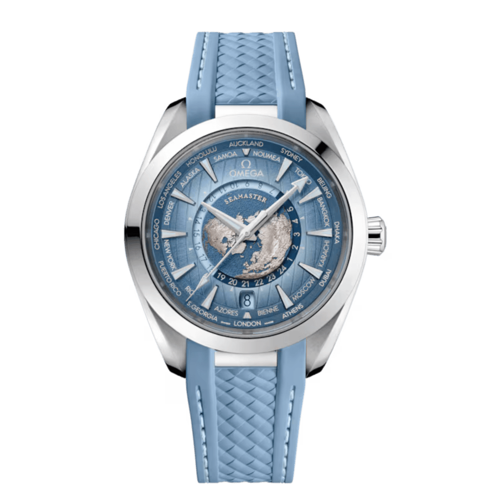 OMEGA Seamaster Aqua Terra 150m GMT Worldtimer 43mm - 220.12.43.22.03.002 - #1 OMEGA Seamaster Aqua Terra 150m GMT Worldtimer 43mm - 220.12.43.22.03.002 - #1