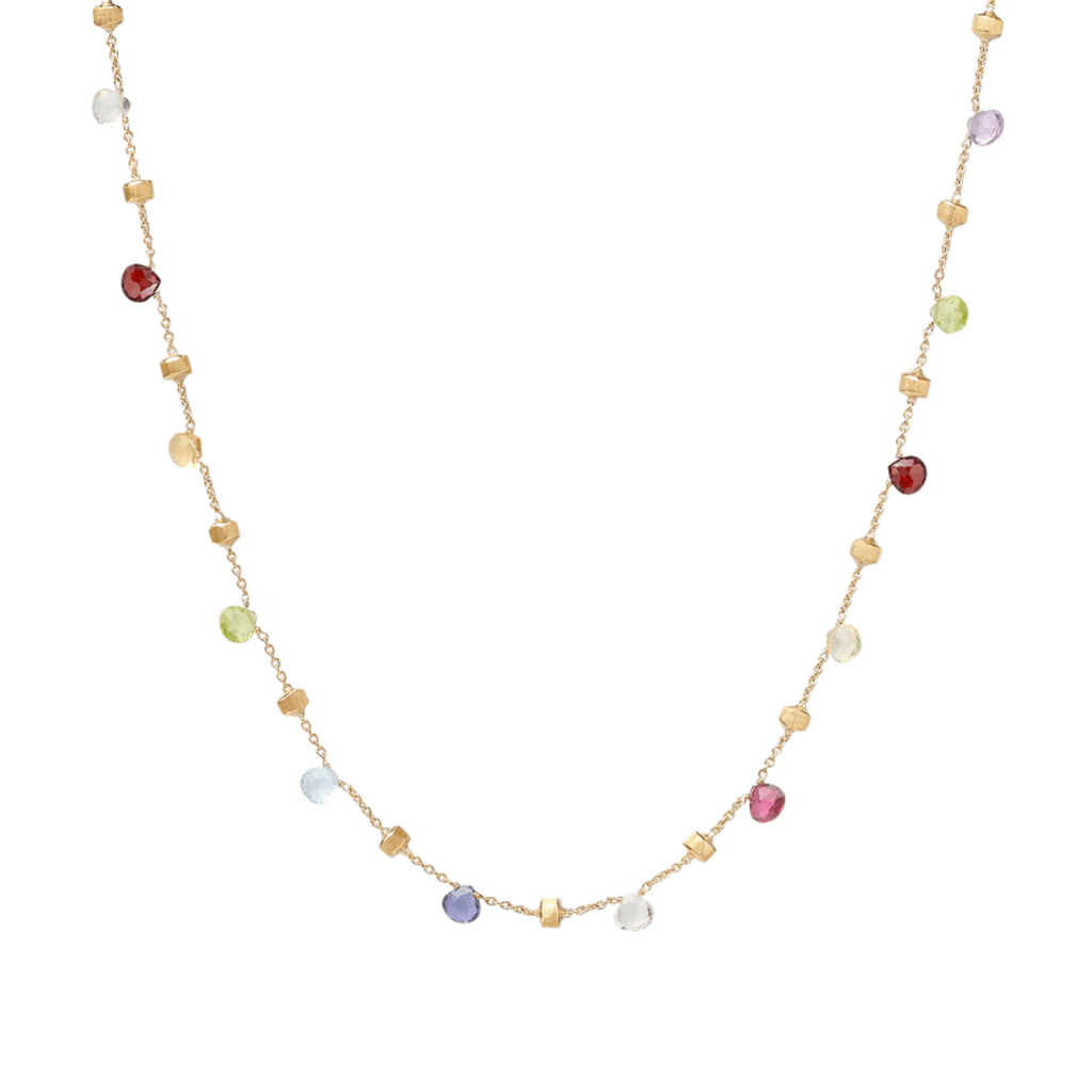 Marco Bicego Paradise collier geelgoud met diversen kleurstenen - CB765-E MIX01 - #3 Marco Bicego Paradise collier geelgoud met diversen kleurstenen - CB765-E MIX01 - #3
