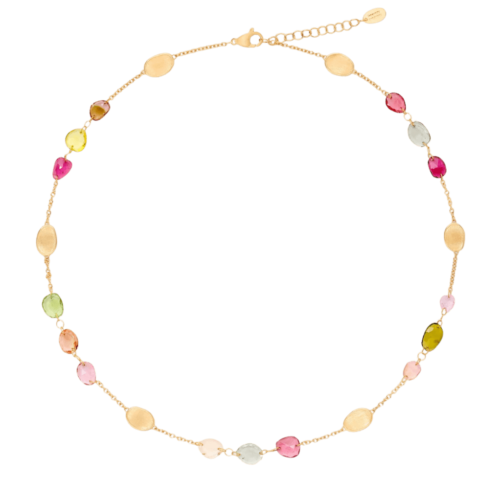 Marco Bicego Lunaria collier geelgoud met toermalijn - CB2867-TM01 - #2 Marco Bicego Lunaria collier geelgoud met toermalijn - CB2867-TM01 - #2