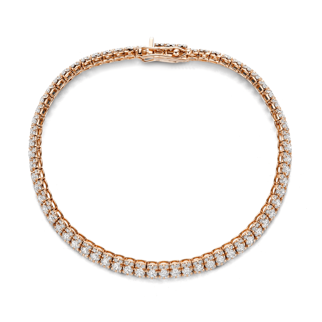 Schaap en Citroen Diamonds armband roodgoud met diamant - #5