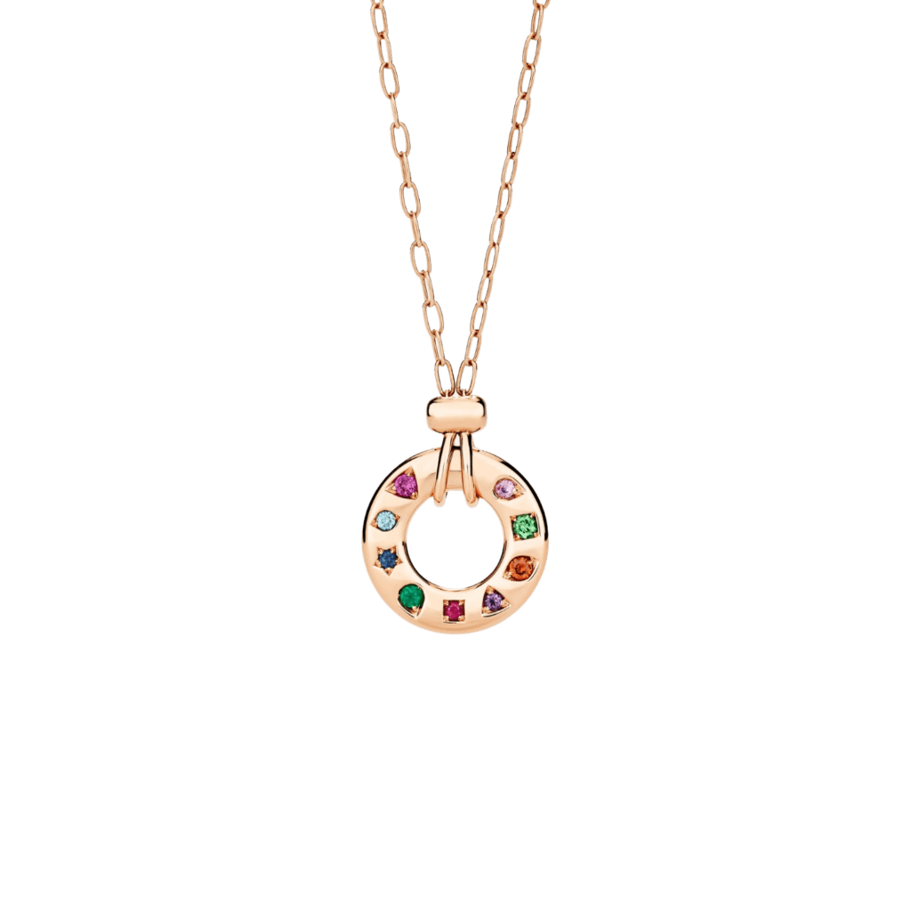 Pomellato Iconica collier roodgoud met diversen kleurstenen - PCC5041 O7000 000VA - #1 Pomellato Iconica collier roodgoud met diversen kleurstenen - PCC5041 O7000 000VA - #1