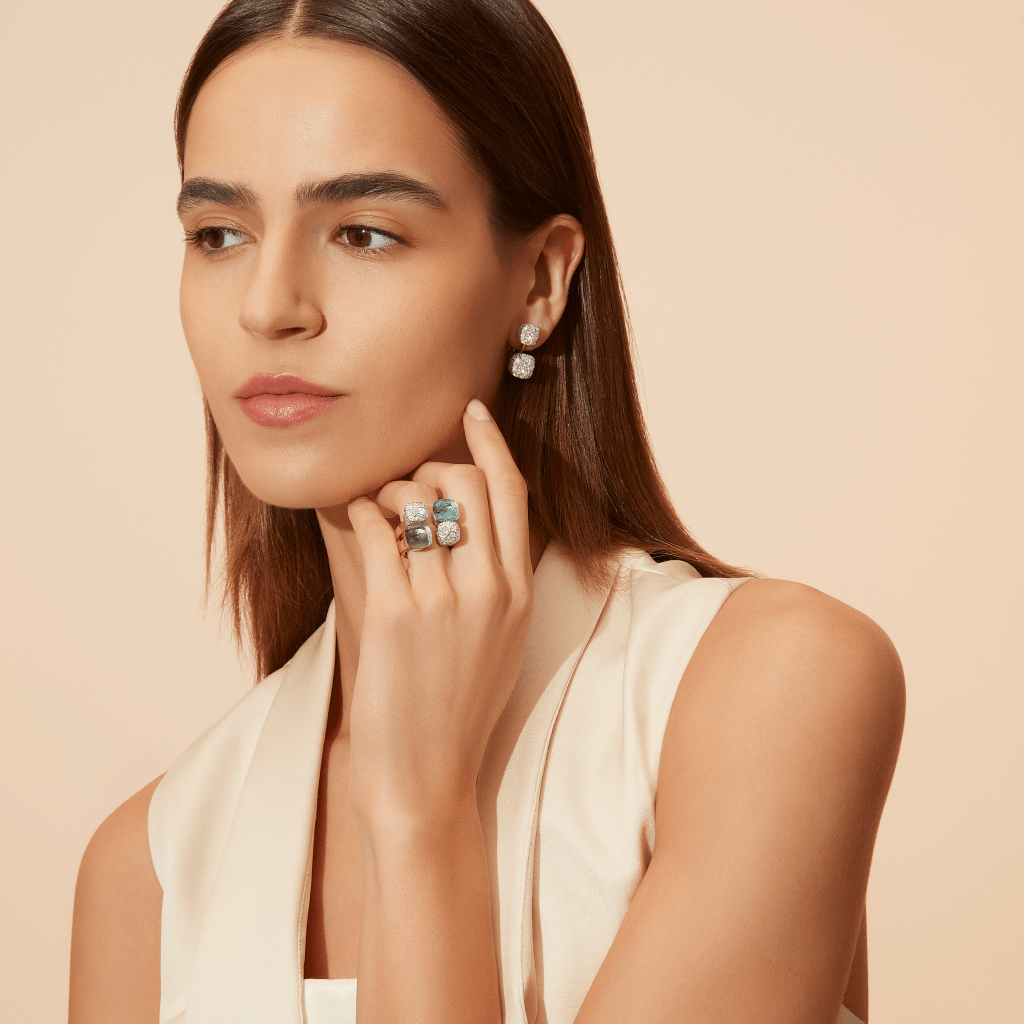 Pomellato Nudo Diamonds ring roodgoud met diamant - PAC4020 O6WHR DB0PA - #8 Pomellato Nudo Diamonds ring roodgoud met diamant - PAC4020 O6WHR DB0PA - #8