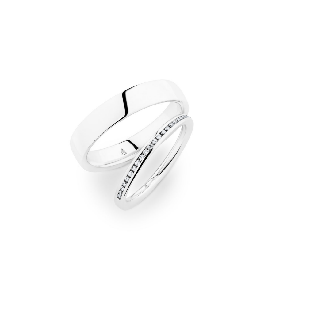 Trouwring Classic Love Collection witgoud - 247061 - #3