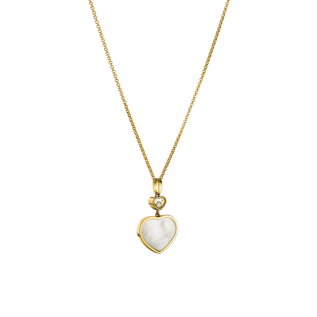 Chopard Happy Diamonds Happy Hearts collier geelgoud met diamant - 797482-0301 - #2