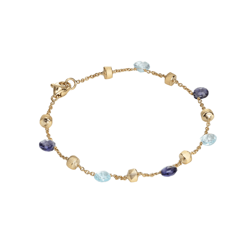 Marco Bicego Paradise armband geelgoud met diversen kleurstenen - BB765-MIX240 - #1 Marco Bicego Paradise armband geelgoud met diversen kleurstenen - BB765-MIX240 - #1