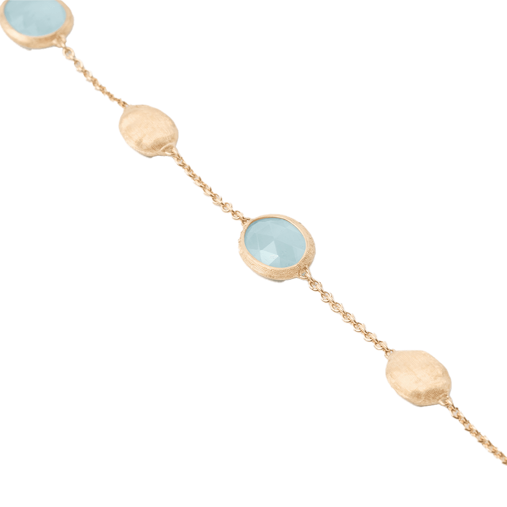 Marco Bicego Siviglia armband geelgoud met aquamarijn - BB1874-AQ01 - #3