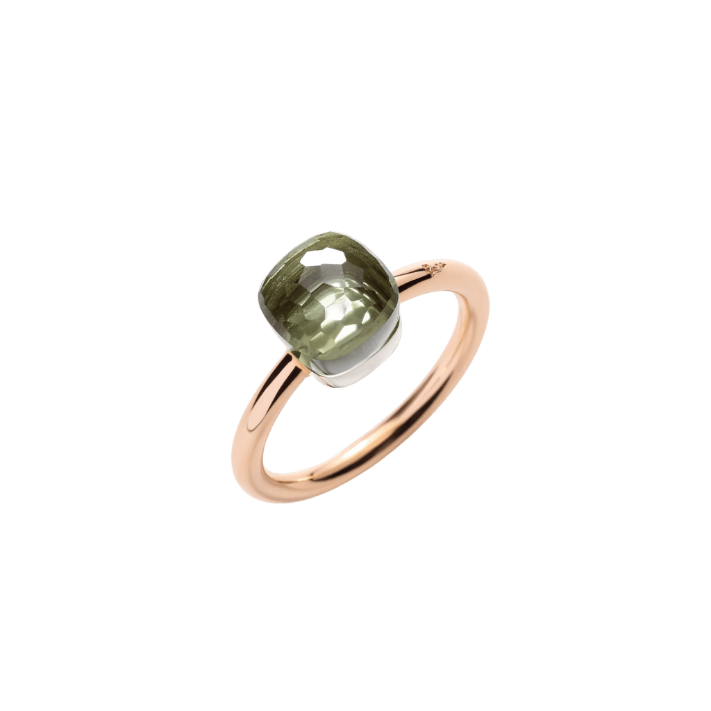 Pomellato Nudo Petit ring roodgoud met prasioliet - PAB4030 O6000 000PA - #1 Pomellato Nudo Petit ring roodgoud met prasioliet - PAB4030 O6000 000PA - #1