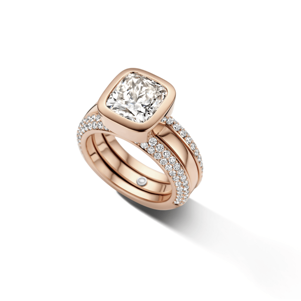 Schaap en Citroen Diamonds ring roodgoud met diamant - #2 Schaap en Citroen Diamonds ring roodgoud met diamant - #2