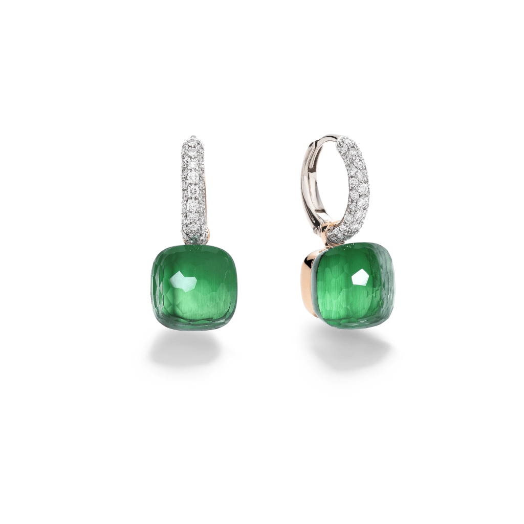 Pomellato Nudo Diamonds oorsieraad roodgoud met diamant - POB4010 O6WHR BPAAV - #1 Pomellato Nudo Diamonds oorsieraad roodgoud met diamant - POB4010 O6WHR BPAAV - #1