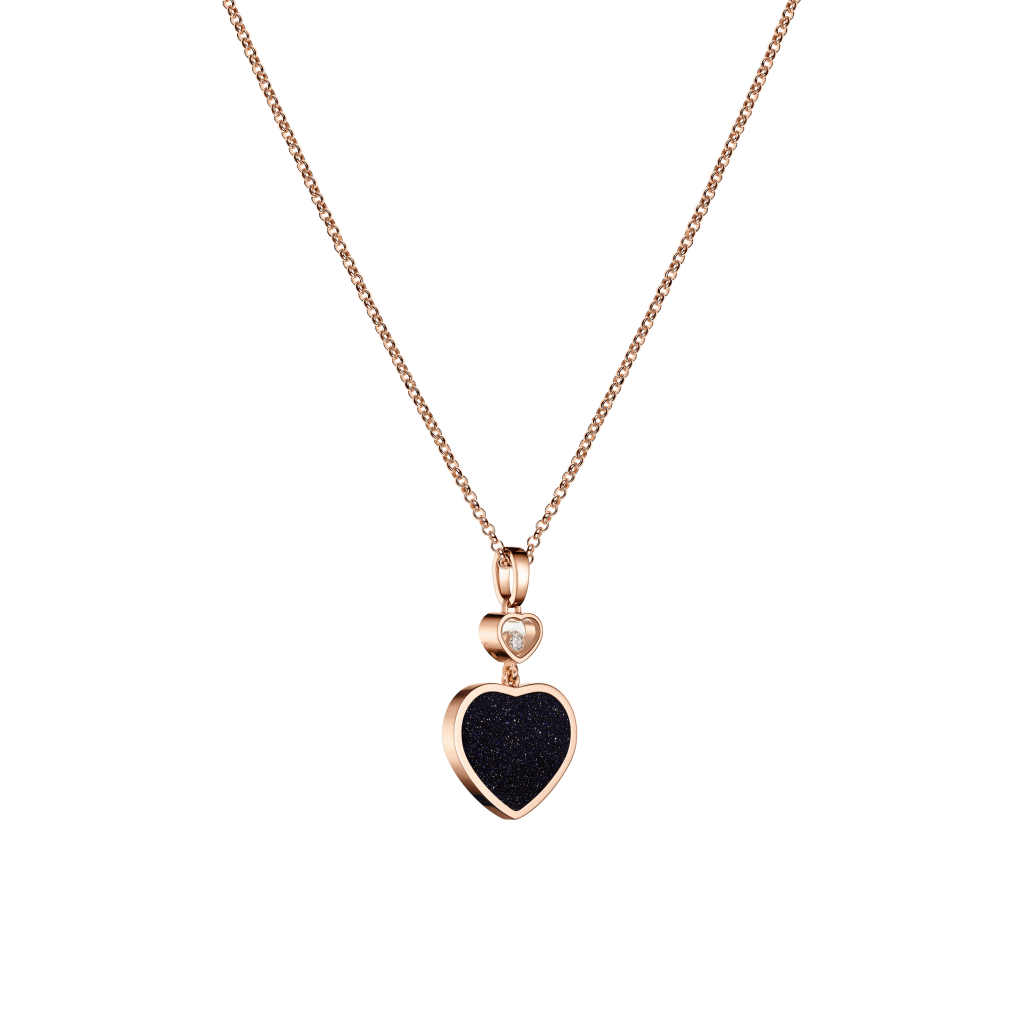 Chopard Happy Diamonds Happy Hearts collier roodgoud met diamant - 797482-5510 - #2 Chopard Happy Diamonds Happy Hearts collier roodgoud met diamant - 797482-5510 - #2