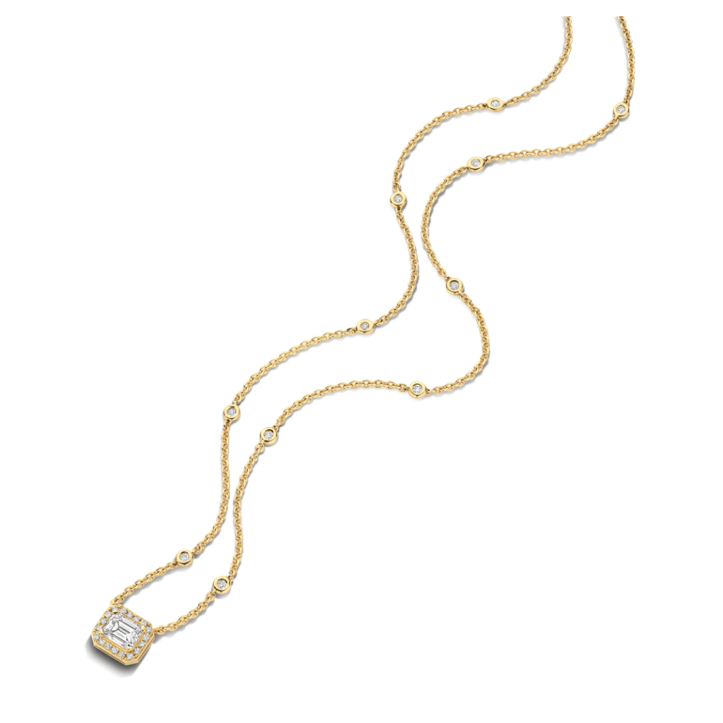 Schaap en Citroen Diamonds collier geelgoud met diamant - #3 Schaap en Citroen Diamonds collier geelgoud met diamant - #3