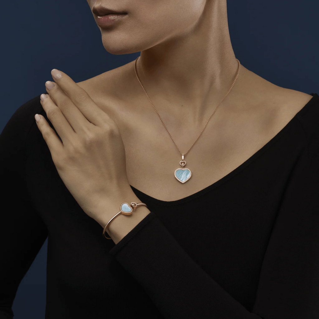 Chopard Happy Diamonds Happy Hearts armband roodgoud met diamant - 85A074-5343 - #5