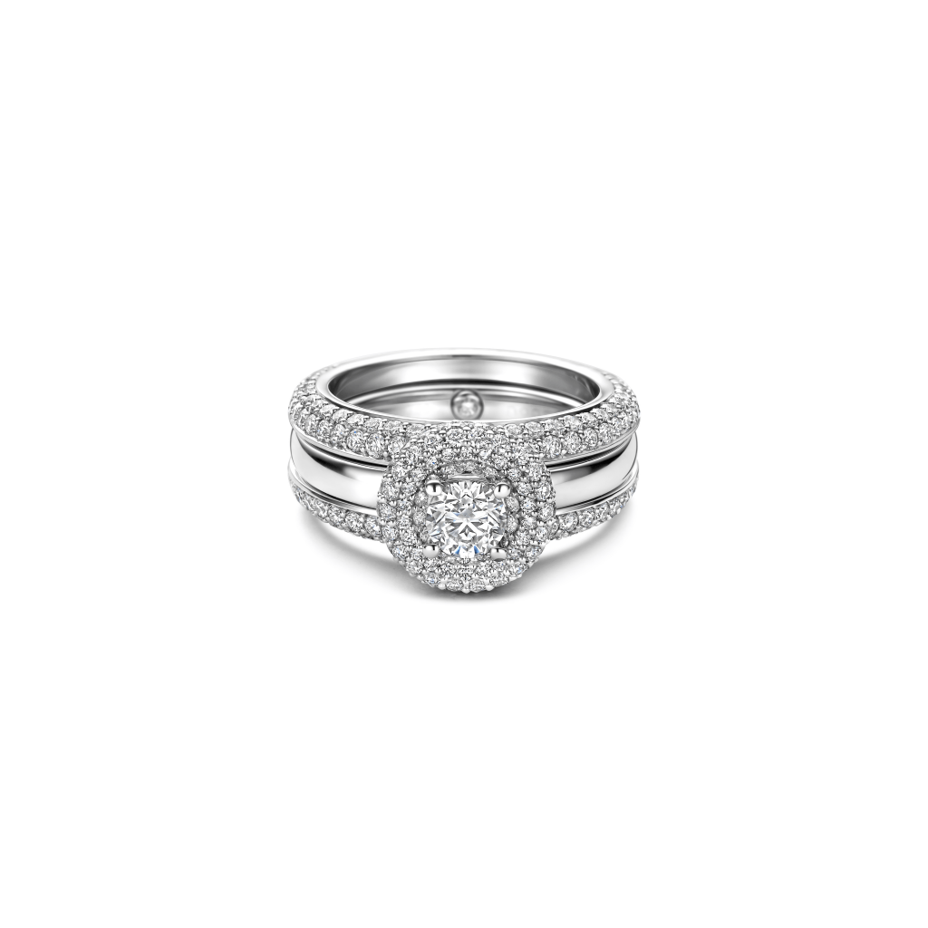 Schaap en Citroen Diamonds ring witgoud met diamant - #15 Schaap en Citroen Diamonds ring witgoud met diamant - #15