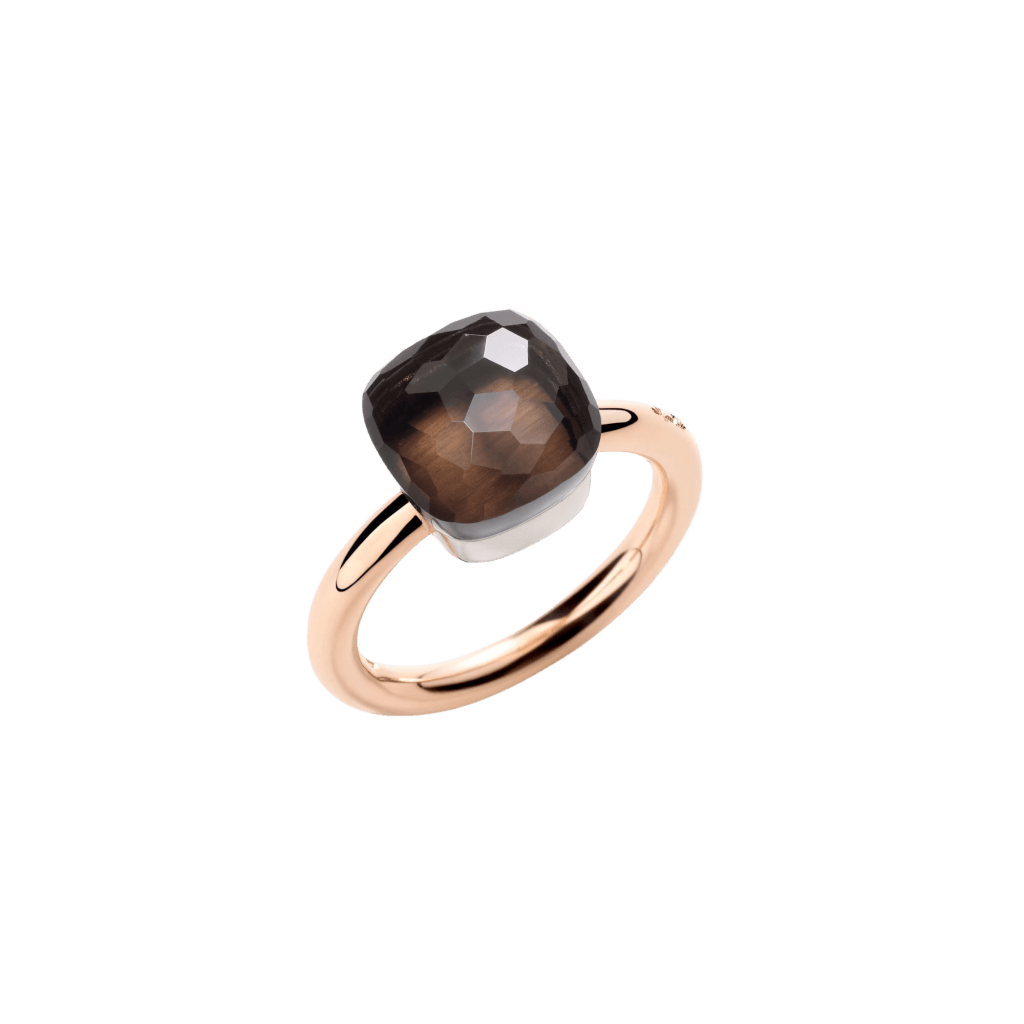 Pomellato Nudo ring roodgoud met kwarts - PAA1100 O6000 000QF - #1 Pomellato Nudo ring roodgoud met kwarts - PAA1100 O6000 000QF - #1