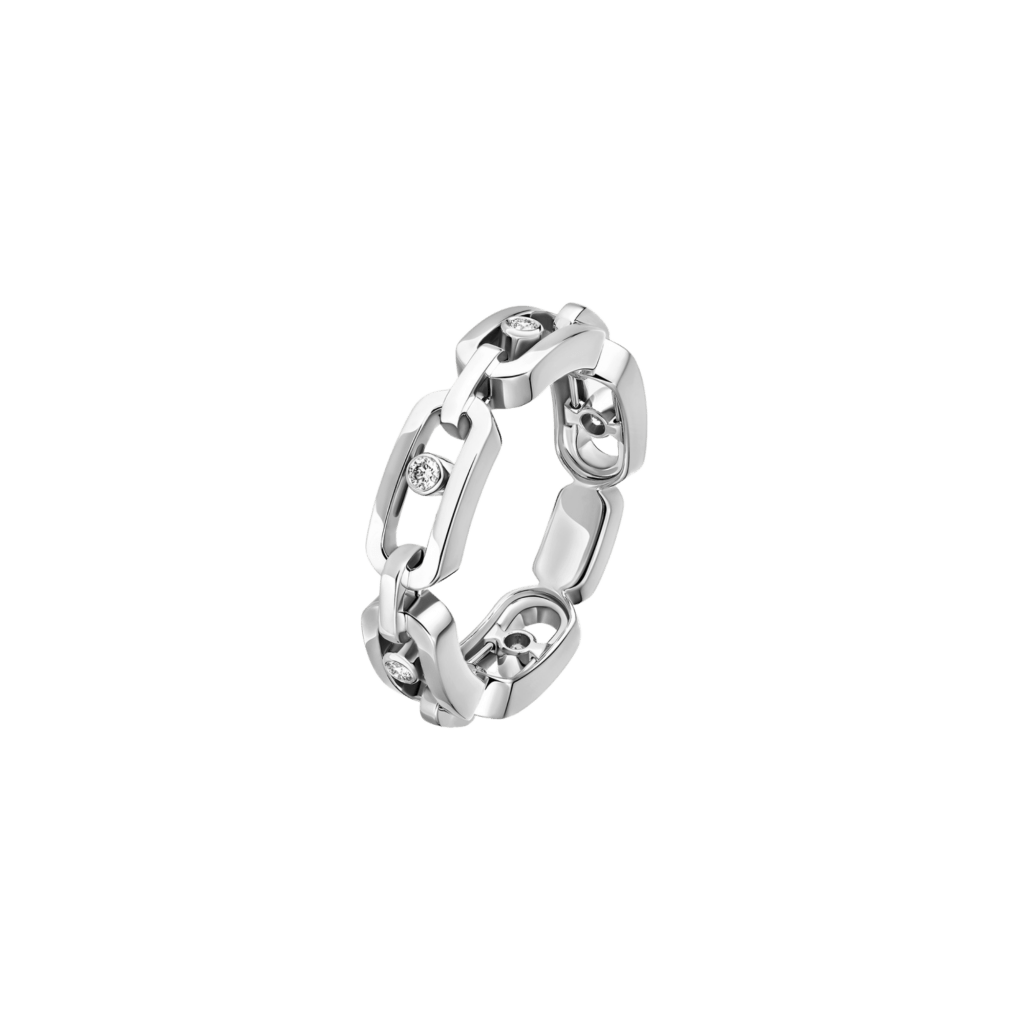 Messika Move Link ring witgoud met diamant - 12078-WG - #1 Messika Move Link ring witgoud met diamant - 12078-WG - #1